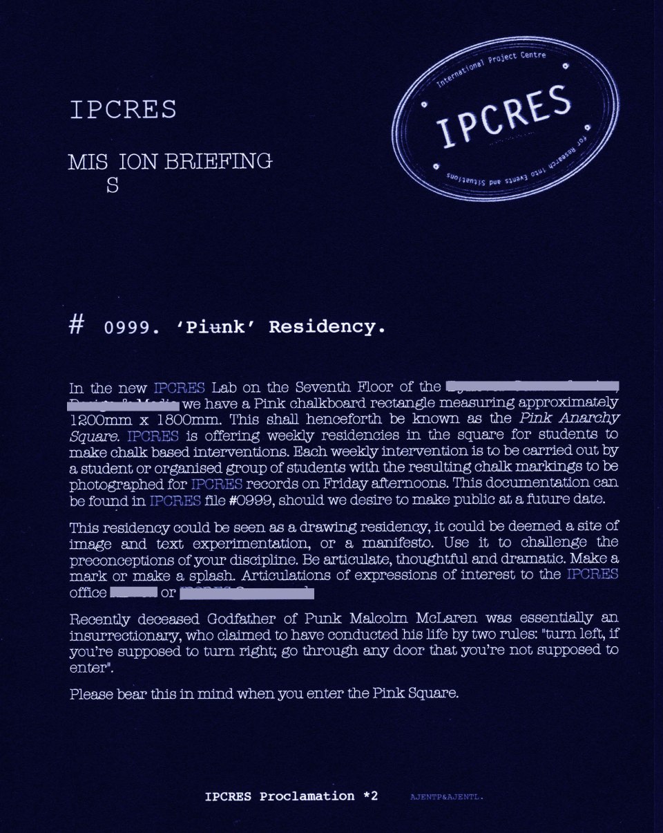 MISSION BRIEFING Piunk blueprint