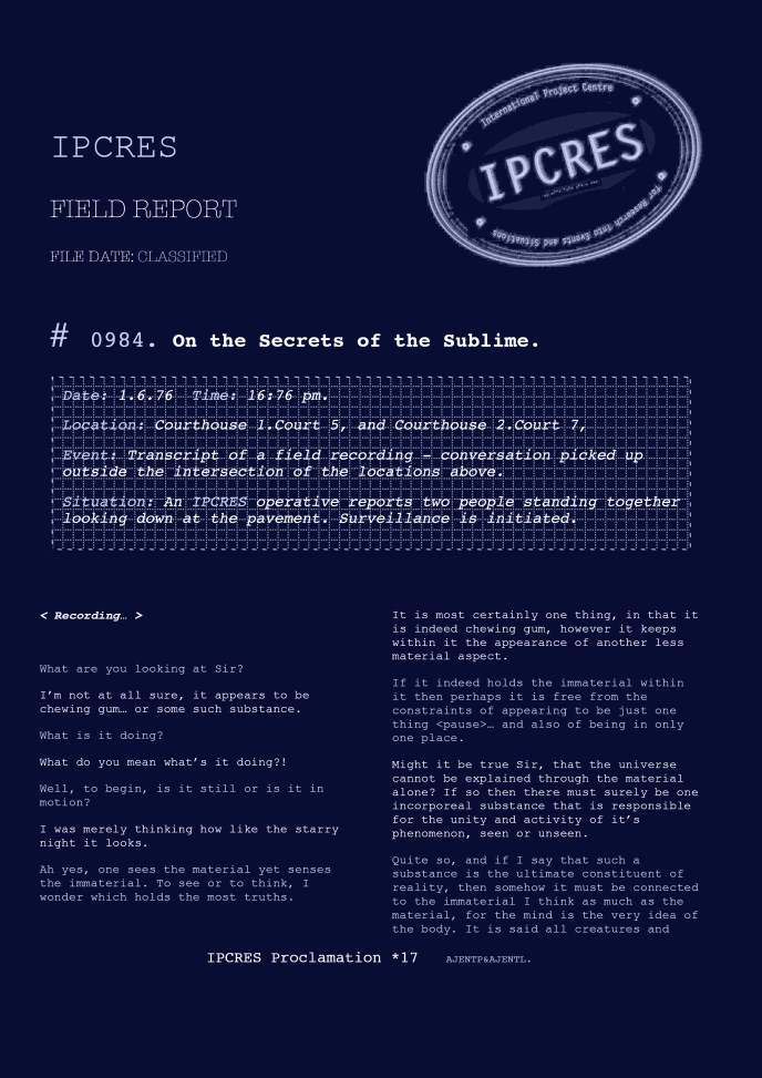 secrets of the sublime page 1