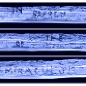 stick montage blue pixels